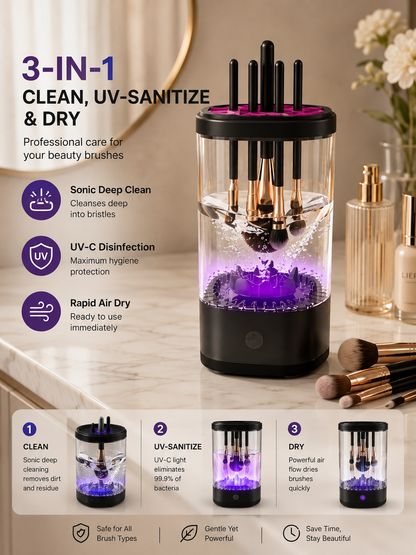 LumiVéra™ Sonic Brush Cleaner & Dryer